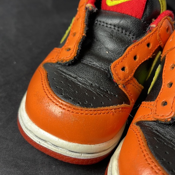 Nike DUNK LOW GS 'ORANGE BLAZE CACTUS'  Baby/Toddler Size 5C RARE - Picture 14 of 14